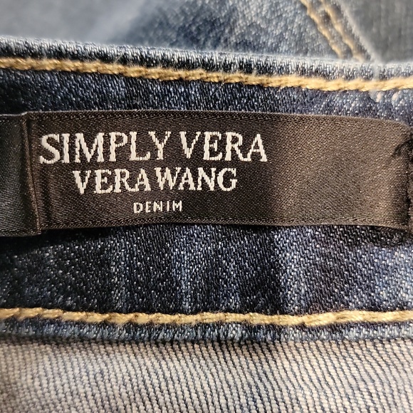 Simply Vera Vera Wang Women's Bootcut Jeans Size 16W Mid Rise - Picture 5 of 9